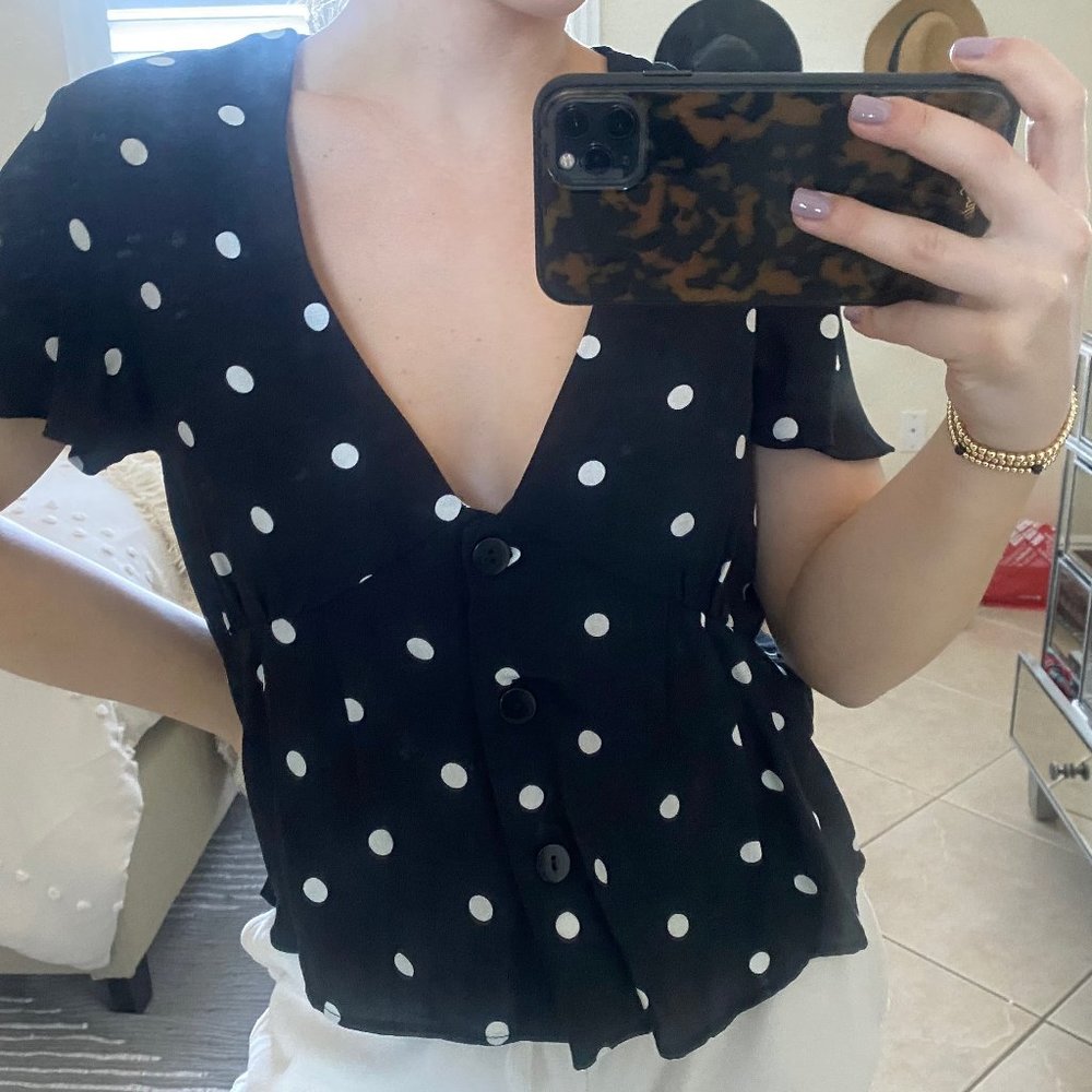 Polka Dot Blouse